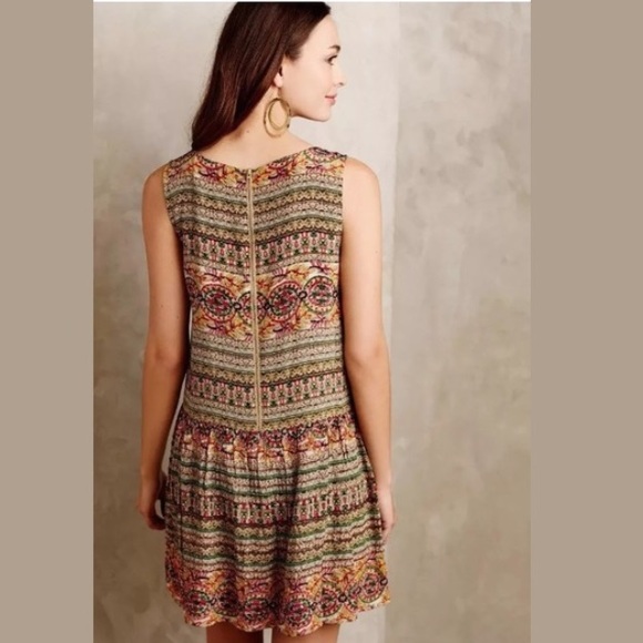 Hemant & Nandita beaded drop-waist dress - Picture 2 of 6